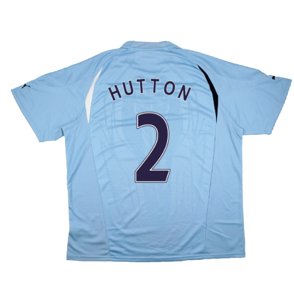 Tottenham Hotspur 2010-11 Away Shirt (Sponsorless) (2xL) (Hutton 2) (Excellent)_1