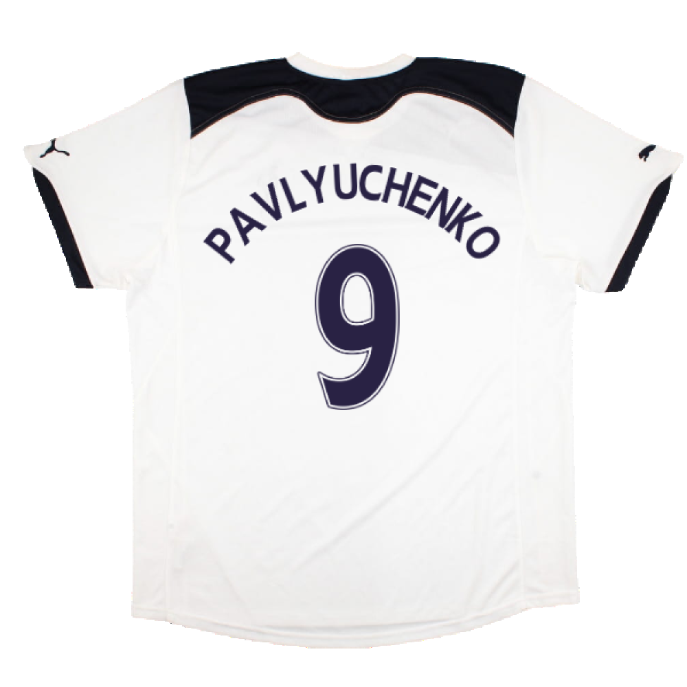 Tottenham Hotspur 2010-11 Home Shirt (Sponsorless) (2XL) (Mint) (Pavlyuchenko 9)_1