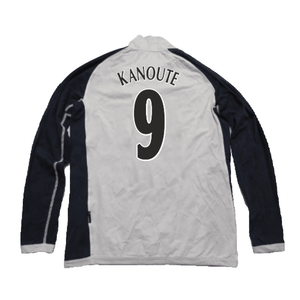 Tottenham 2005/06 L/S home Shirt (XXL) (Good) (Kanoute 9)_1