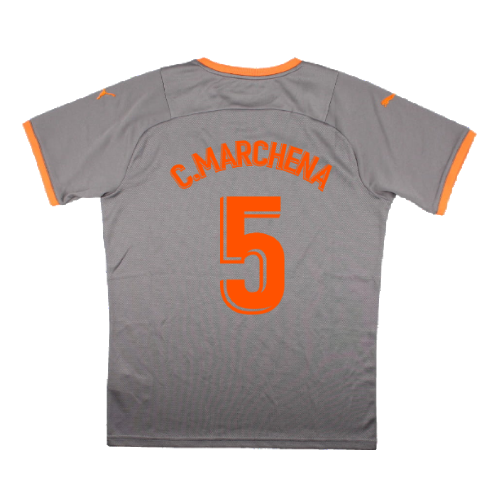 Valencia 2021-22 Fourth Shirt (Sponsorless) (M) (Mint) (C.MARCHENA 5)_1