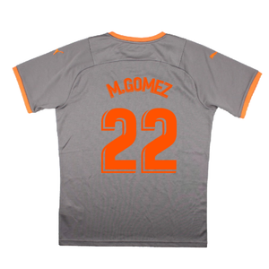 Valencia 2021-22 Fourth Shirt (Sponsorless) (M) (Mint) (M.GOMEZ 22)_1