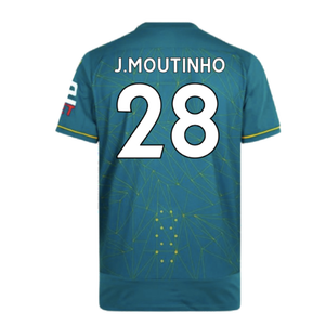 Wolves 2022-23 Pro Away Shirt (Sponsorless) (XXL) (Mint) (J.MOUTINHO 28)_1