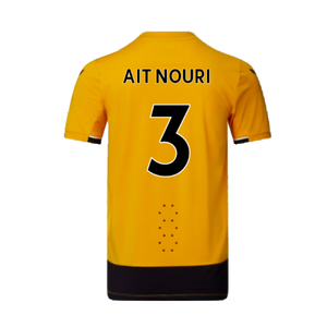 Wolves 2022-23 Pro Home Shirt (Sponsorless) (M) (Excellent) (AIT NOURI 3)_1