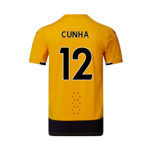 Wolves 2022-23 Pro Home Shirt (Sponsorless) (XXL) (Fair) (Cunha 12)_1