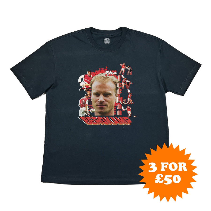 Arsenal Bergkamp Iceman Bootleg T-Shirt