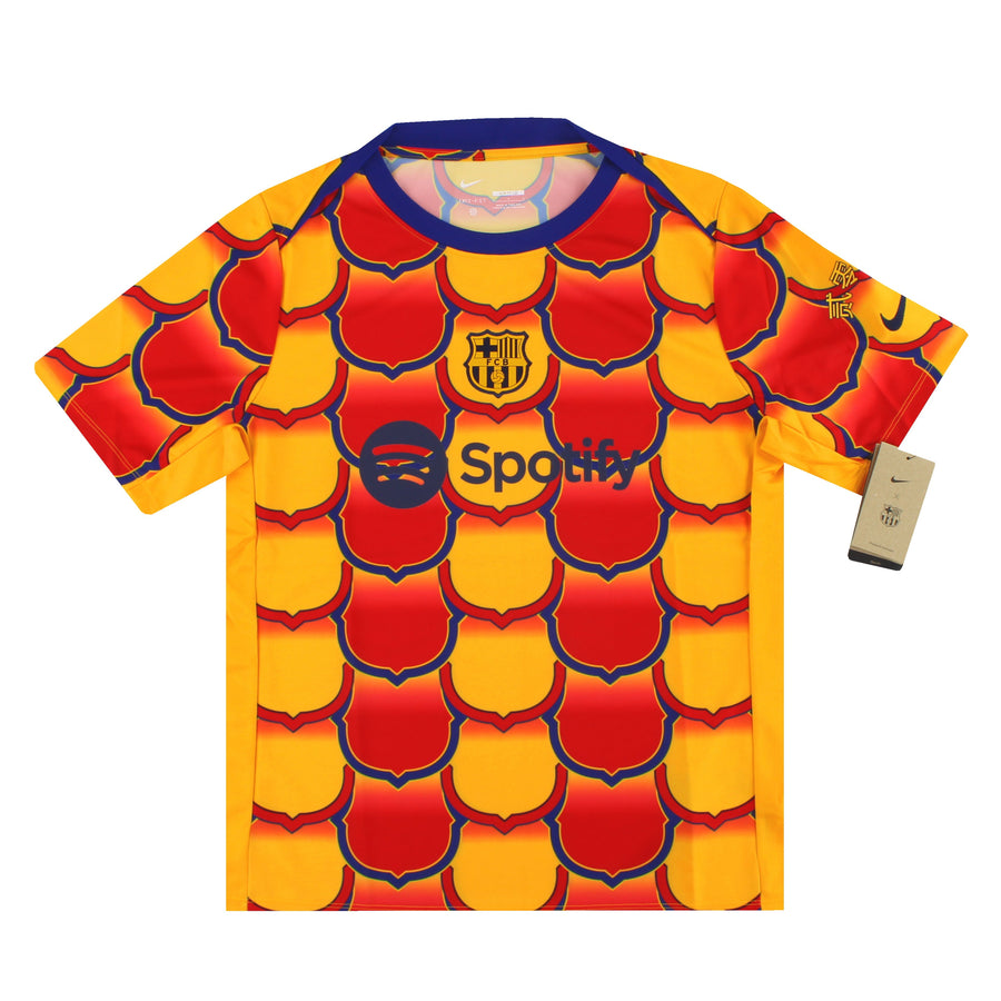 2023-24 Barcelona Nike Dri-FIT Pre-Match Top *NEU & OVP* L