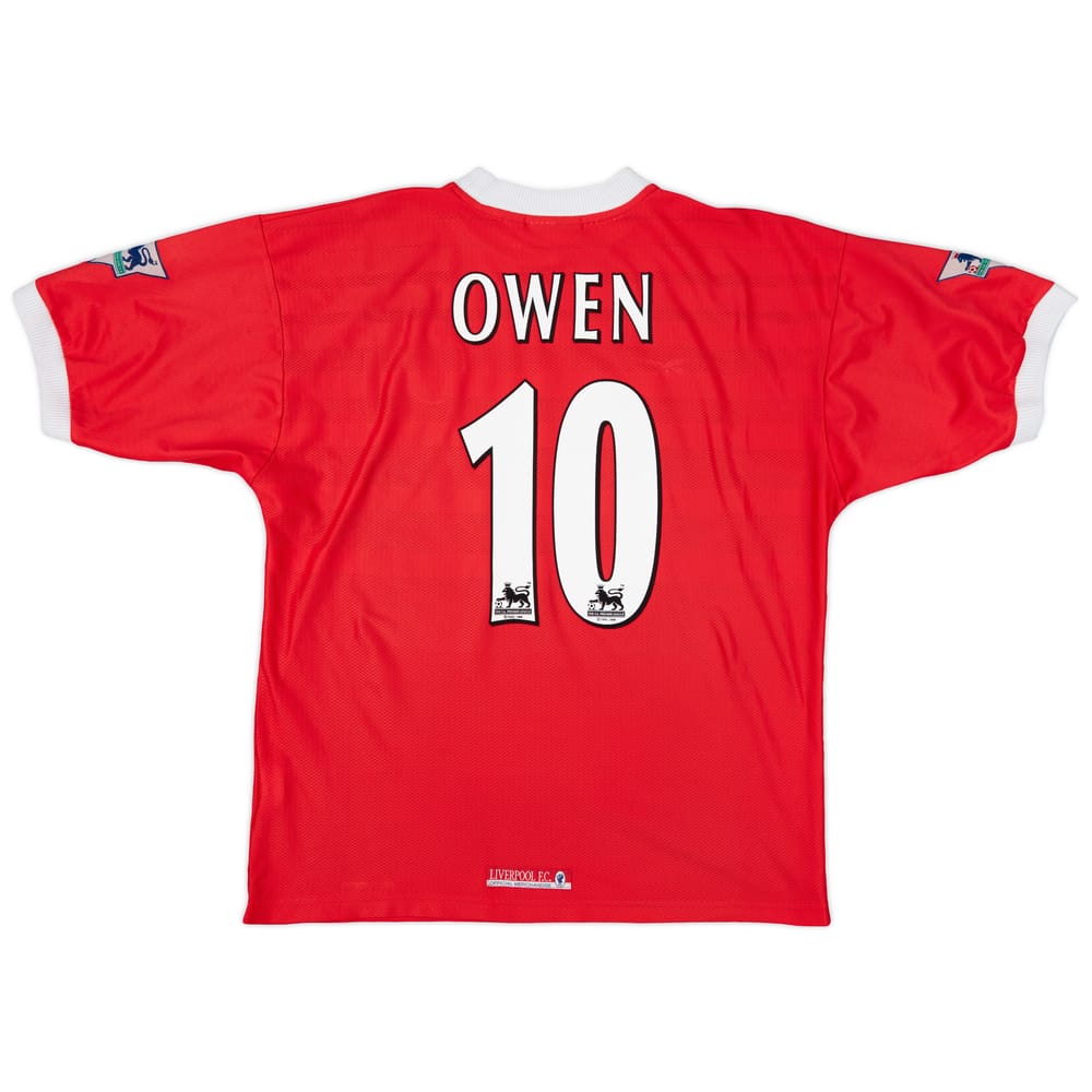 Liverpool 1998-00 Home Shirt Owen 10 M
