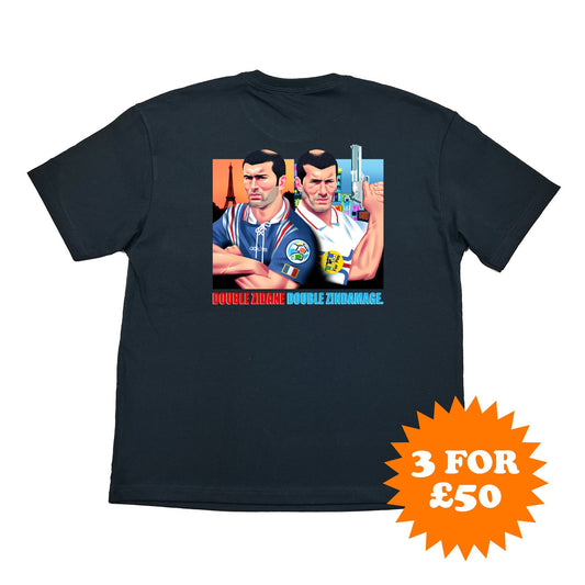 Double Zindamage Hong Kong Pop-Up Graphic Tee