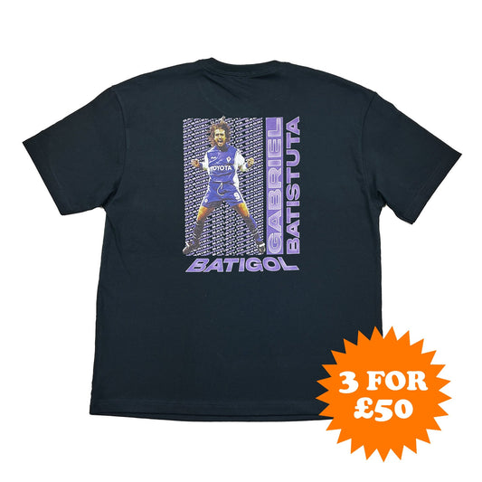 Fiorentina Batigol Batistuta Bootleg Tee