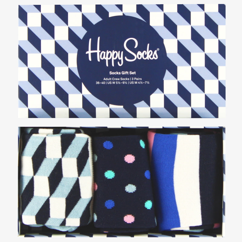 Happy Socks 3er-Pack Classic Geschenkbox *NEU OVP*