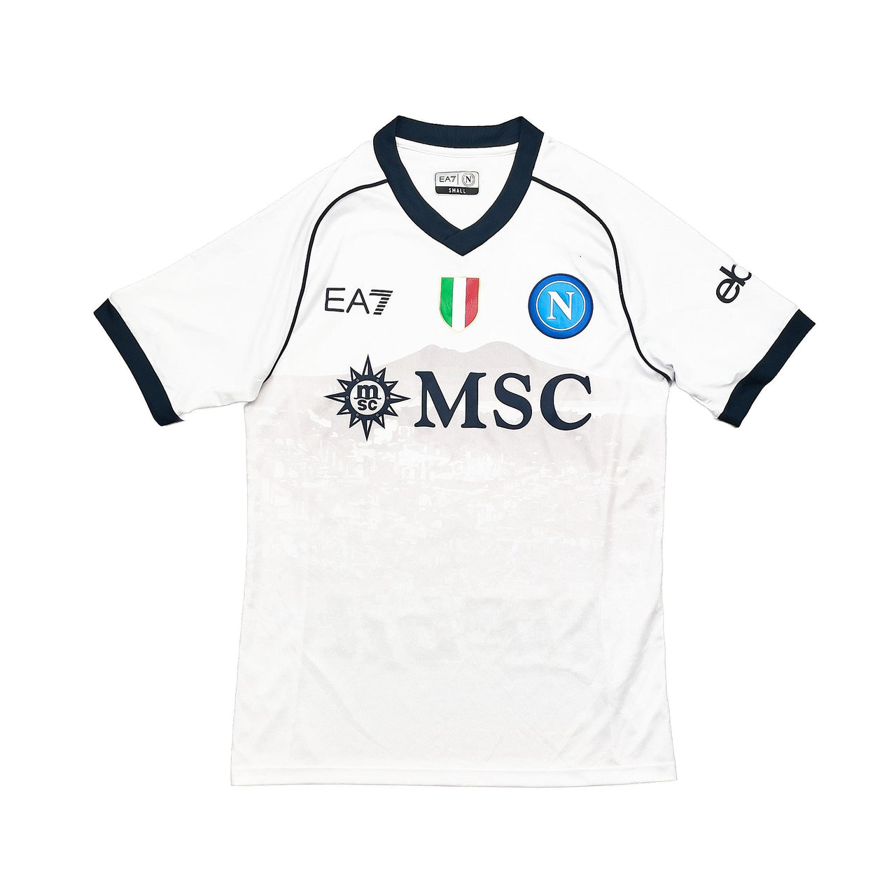 CULT KITS - 2023/24 NAPOLI *BNWOT* AUTHENTIC AWAY SHIRT (MULTIPLE SIZES) EA7, Small / Napoli / 2023