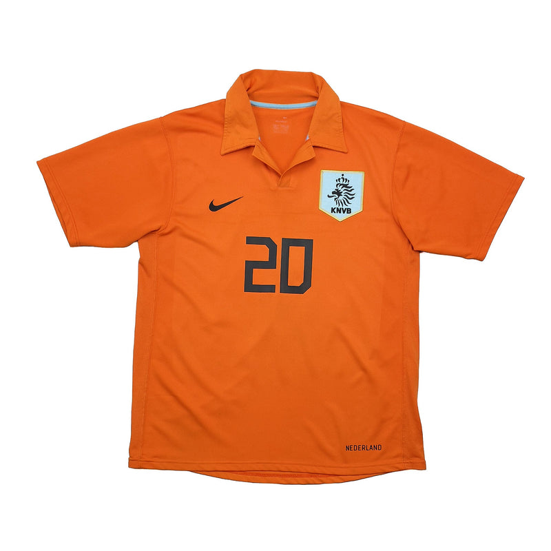 2006/08 NETHERLANDS SNEIJDER #20 HOME SHIRT (M) NIKE