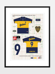 Ikonisches Trikot-Design – Boca Juniors Nike Print