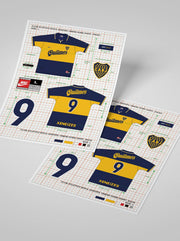 Ikonisches Trikot-Design – Boca Juniors Nike Print