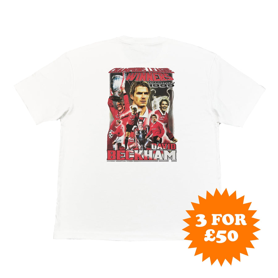 Manchester United Beckham „Camp Nou 1999“ Bootleg T-Shirt