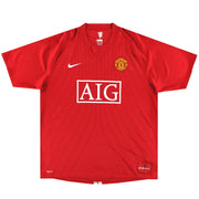 2007-08 Manchester United Nike Heimtrikot *Neuwertig* XXL