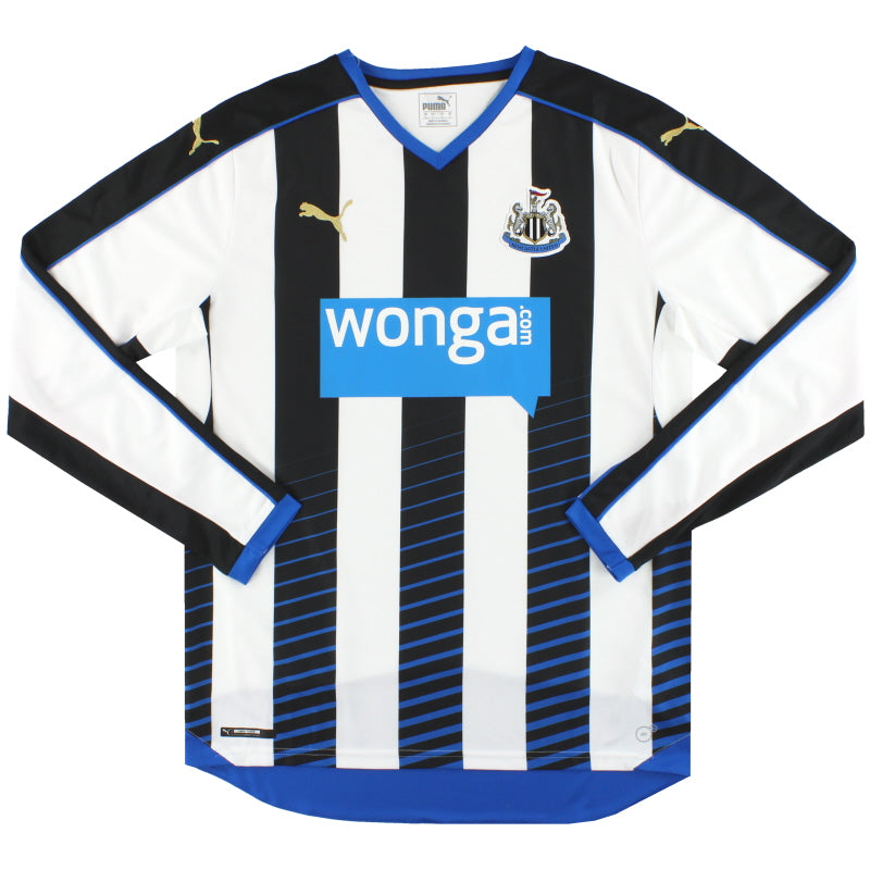 2015-16 Newcastle Puma Heimtrikot Langarm *NEU & OVP* XL