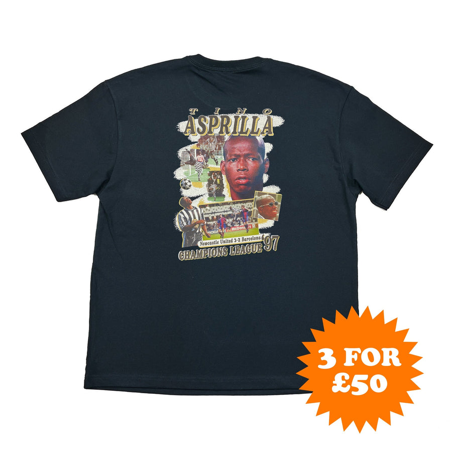 Newcastle United Asprilla Bootleg T-Shirt
