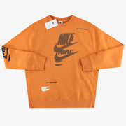 Nike Multi Futura Logo Fleece-Sweatshirt *mit Etikett* L