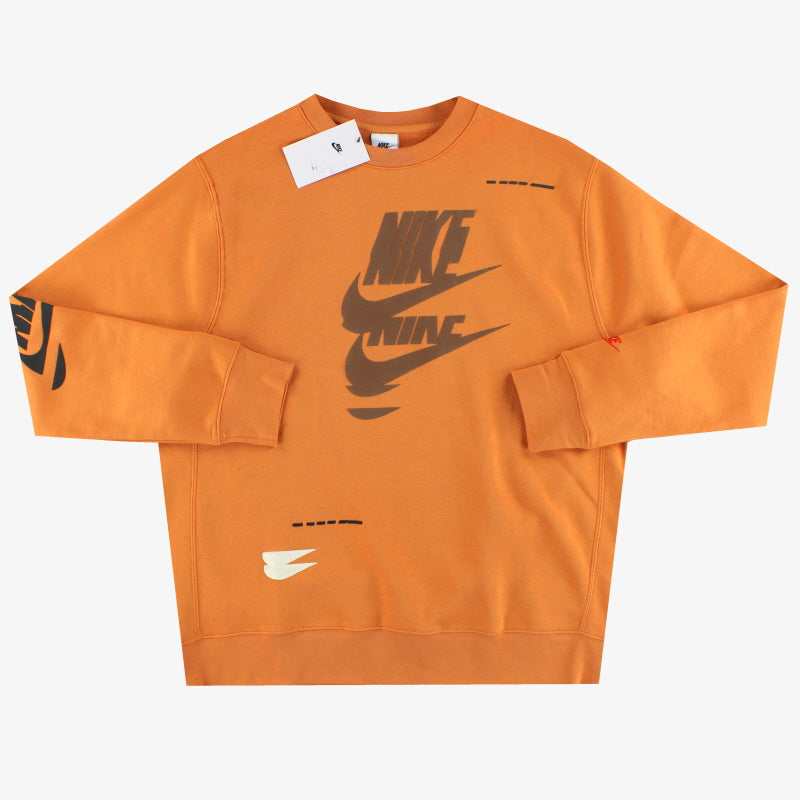 Nike Multi Futura Logo Fleece-Sweatshirt *mit Etikett* L