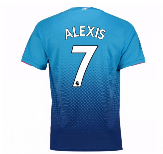 2017-2018 Arsenal Away Shirt (Alexis 7) - Kids_0