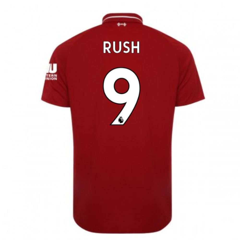 2018-2019 Liverpool Home Football Shirt (Rush 9)_0