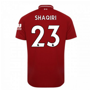 2018-2019 Liverpool Home Football Shirt (Shaqiri 23)_0