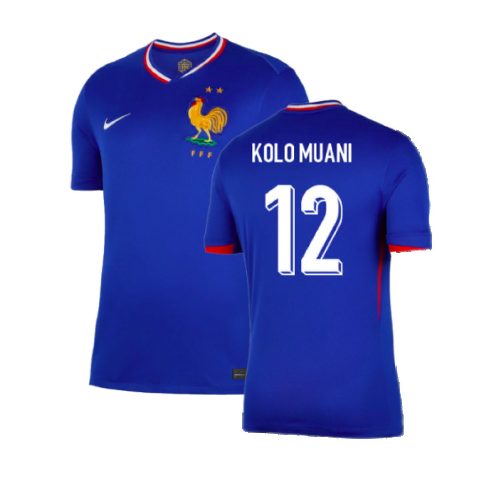 2024-2025 France Home Shirt (Kolo Muani 12)_0