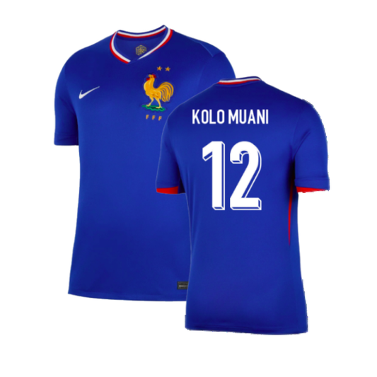 2024-2025 France Home Shirt (Kolo Muani 12)_0