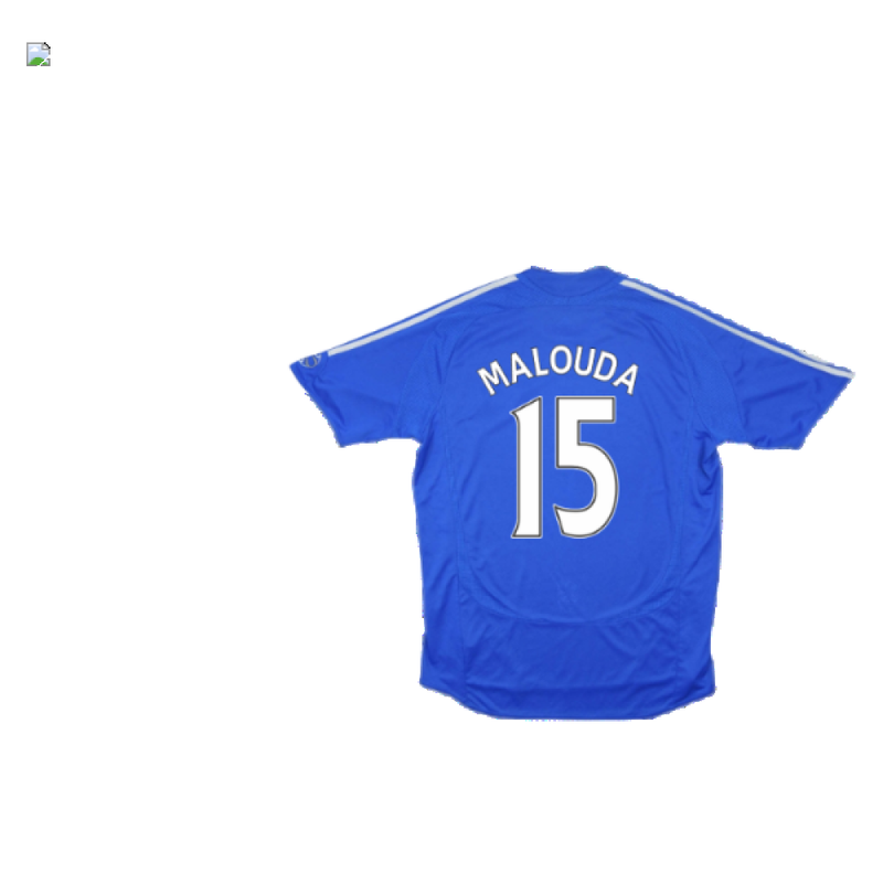 Chelsea 2006-08 Home Shirt ((Very Good) M) (Malouda 15)_0