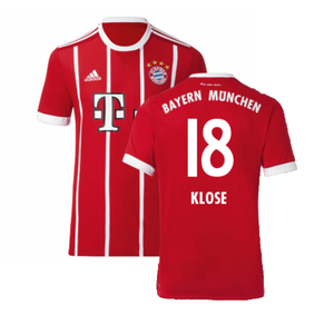 Bayern Munich 2017-18 Home Shirt ((Excellent) L) (Klose 18)_0