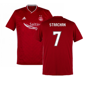 Aberdeen 2019-20 Home Shirt ((Mint) L) (Strachan 7)_0