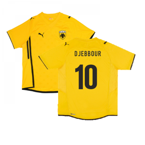 AEK Athens 2009-10 Home Shirt ((Excellent) XL) (Djebbour 10)_0