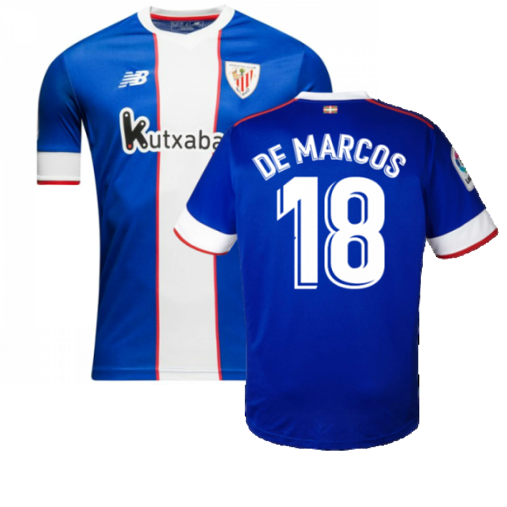 Athletic Bilbao 2017-18 Third Shirt ((Excellent) L) (De Marcos 18)_0