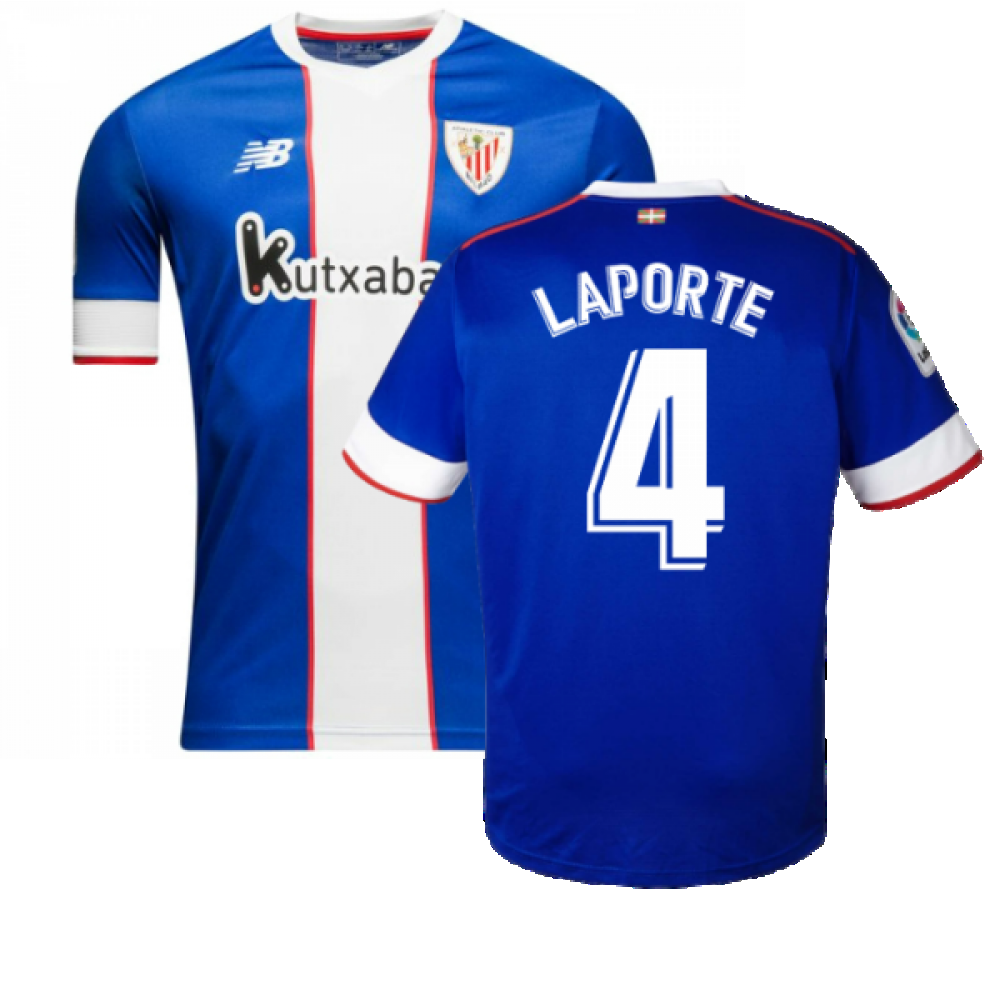 Athletic Bilbao 2017-18 Third Shirt ((Excellent) L) (Laporte 4)_0