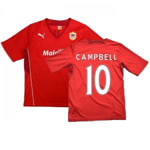 Cardiff 2013-14 Home Shirt ((Very Good) L) (CAMPBELL 10)_0