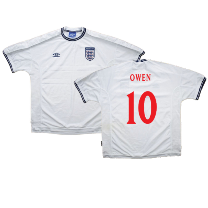 England 1999-00 Home Shirt (XL) (Very Good) (Owen 10)