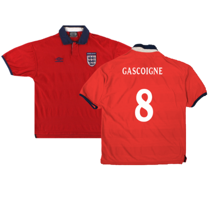 England 1999-01 Away Shirt (Excellent) (Gascoigne 8)