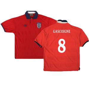 England 1999-01 Away Shirt (Very Good) (Gascoigne 8)_0