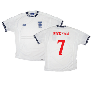 England 1999-01 Home Shirt (Youths) (Excellent) (BECKHAM 7)_0