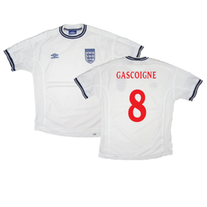 England 1999-01 Home Shirt (Youths) (Excellent) (Gascoigne 8)_0