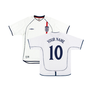 England 2001-03 Home Shirt (S) (Good) (Your Name)_0