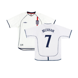 England 2001-03 Home Shirt (XL) (Fair) (BECKHAM 7)_0