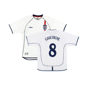 England 2001-03 Home Shirt (XL) (Good) (GASCOIGNE 8)_0