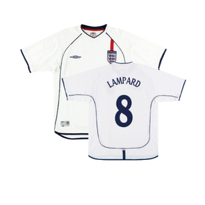 England 2001-03 Home Shirt (XL) (Good) (LAMPARD 8)_0