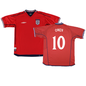 England 2002-04 Away Shirt (Excellent) (Owen 10)_0