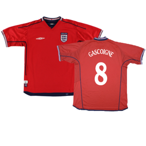 England 2002-04 Away Shirt (L) (Excellent) (Gascoigne 8)_0