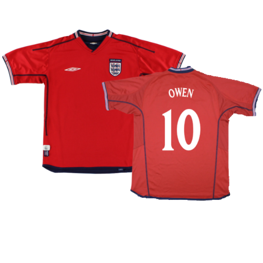 England 2002-04 Away Shirt (Very Good) (Owen 10)_0