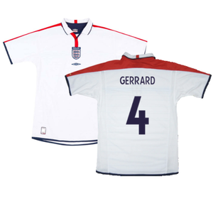 England 2003-05 Home Shirt (L) (Very Good) (GERRARD 4)_0