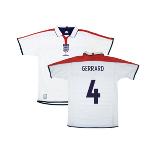 England 2003-05 Home Shirt (L) (Very Good) (GERRARD 4)_0